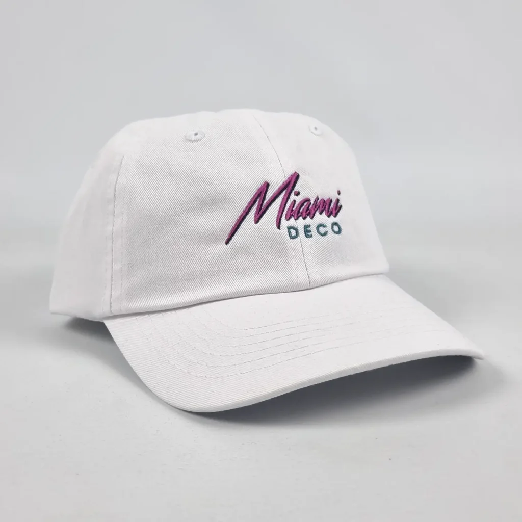 custom embroidery on dad caps